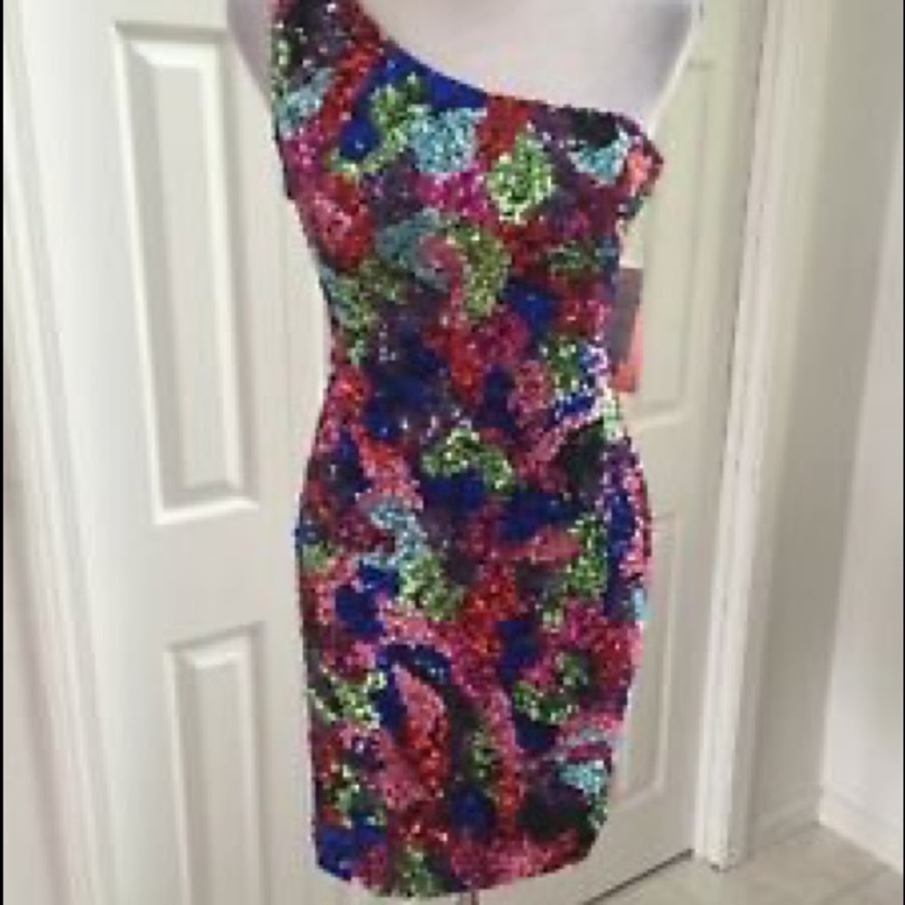 Scalia multicolored prom dress